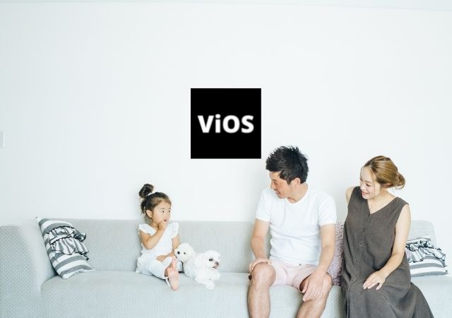 vios logo placed on the wall in the family home